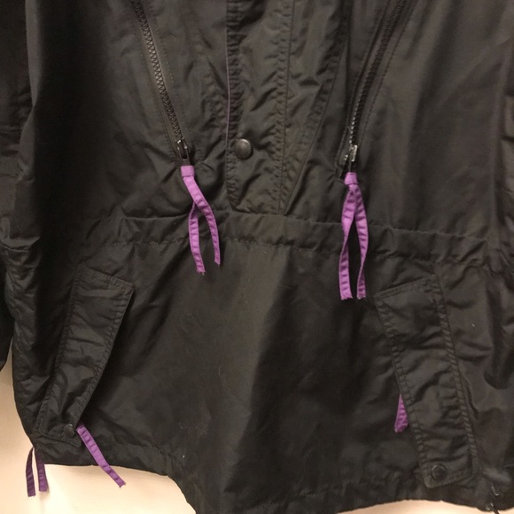 Columbia men’s medium vintage 1/2 zip pull over jacket with hood - Picture 2 of 10